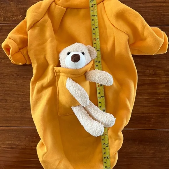 NWT Cute Puppy outfit with Removable Bear Toy - Picture 2 of 6